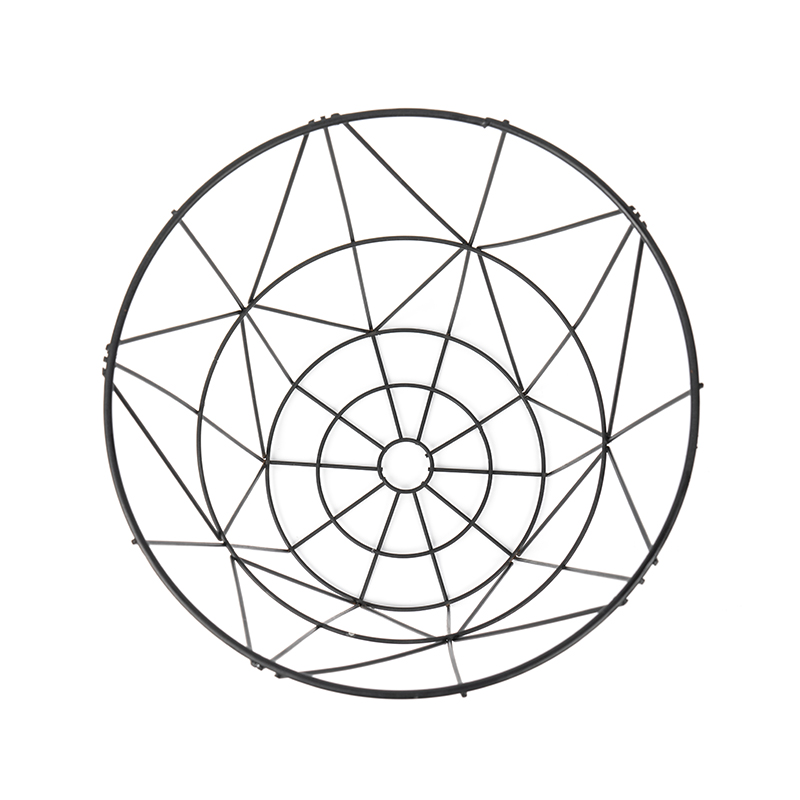 سطل زباله مشبک گرد مشکی برای دفتر و اتاق خواب