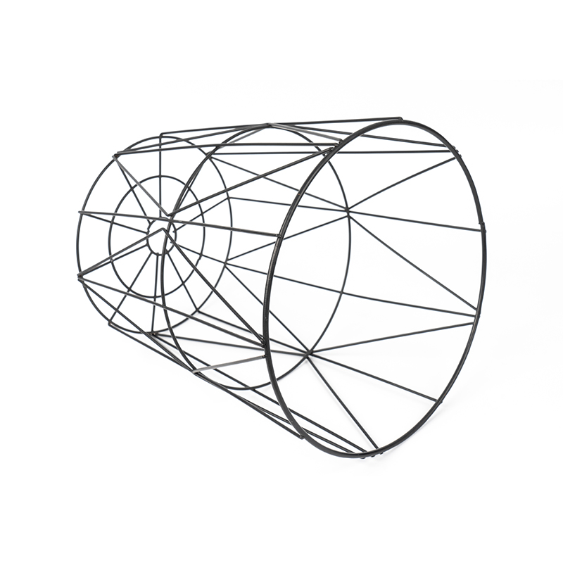 سطل زباله مشبک گرد مشکی برای دفتر و اتاق خواب