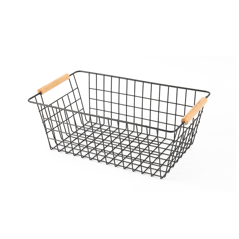 سبد نگهداری با دسته چوبی