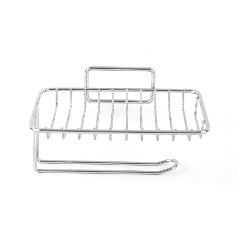 ظرف صابون سرامیکی با پایه خود زهکشی و استیل ضد زنگ