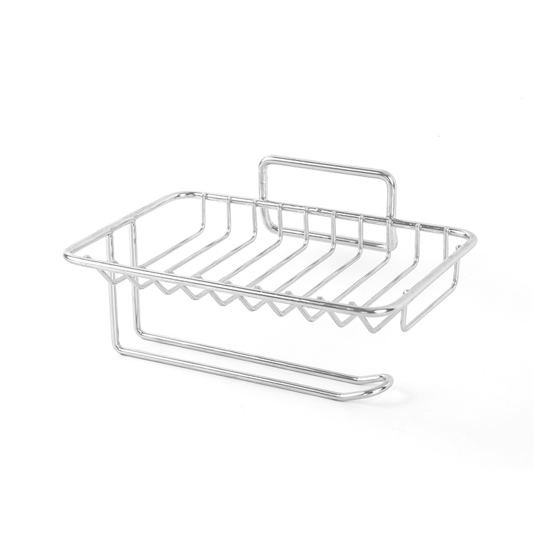 ظرف صابون سرامیکی با پایه خود زهکشی و استیل ضد زنگ