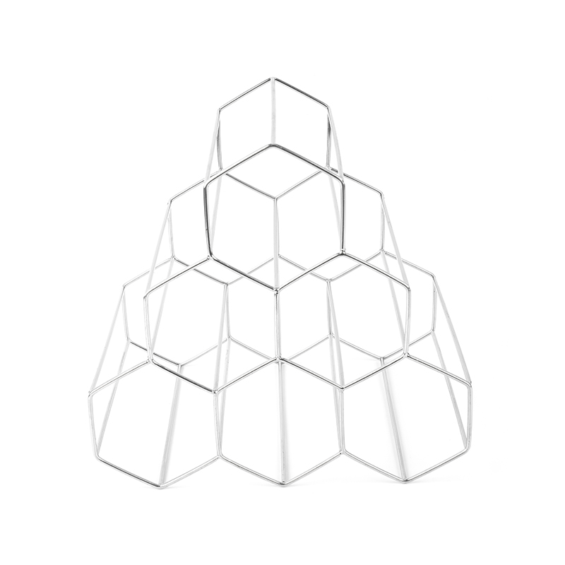 قفسه بطری شراب 3 طبقه مستقل برای میز