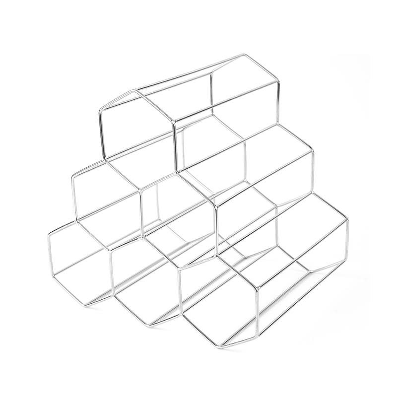 قفسه بطری شراب 3 طبقه مستقل برای میز