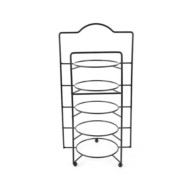 استند سرویس دهی طبقه ای با کاسه و ظروف