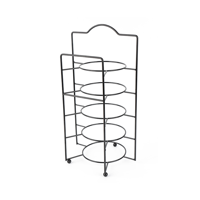 استند سرویس دهی طبقه ای با کاسه و ظروف