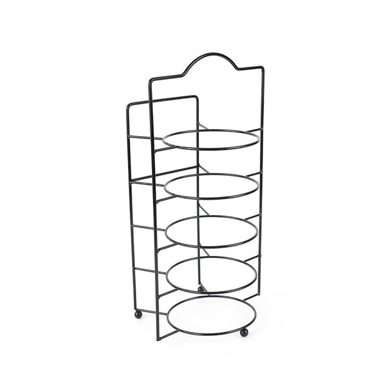 استند سرویس دهی طبقه ای با کاسه و ظروف