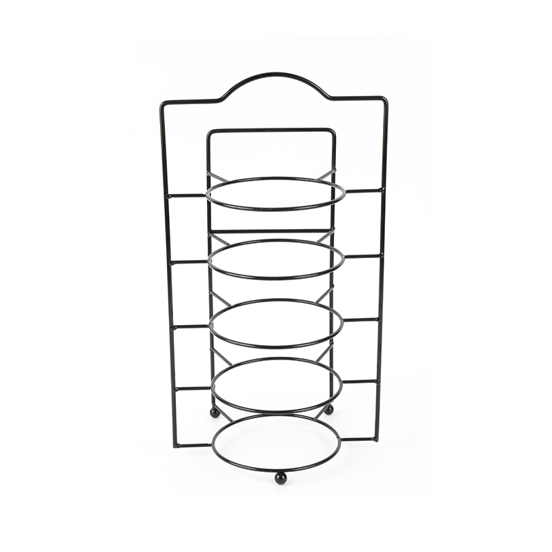 استند سرویس دهی طبقه ای با کاسه و ظروف