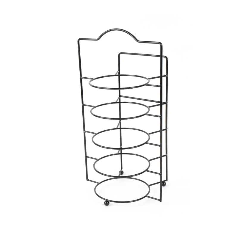 استند سرویس دهی طبقه ای با کاسه و ظروف
